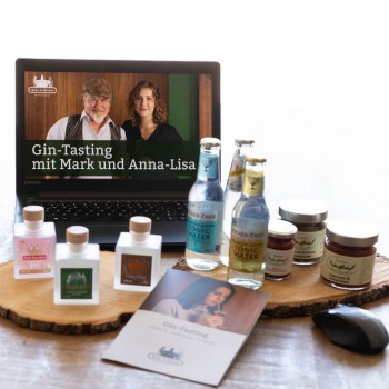 Video Gin-Tasting mit Antipasti-Set